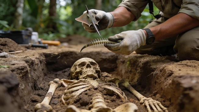 Ancient Maya burials yield stingray barbs linked to bloodletting rituals Science.Report