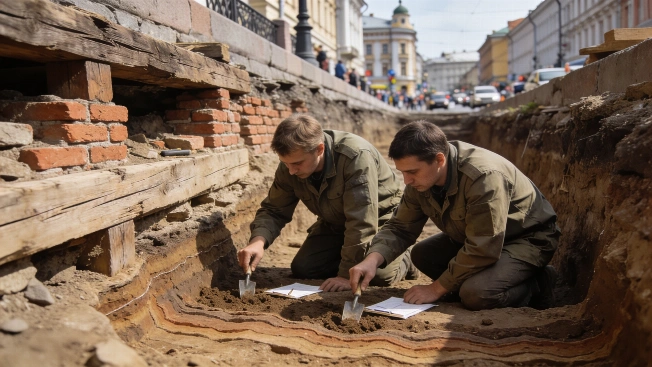 Centuries of Urban Layers Exposed at Nizhny Novgorod's Mytny Market Science.Report