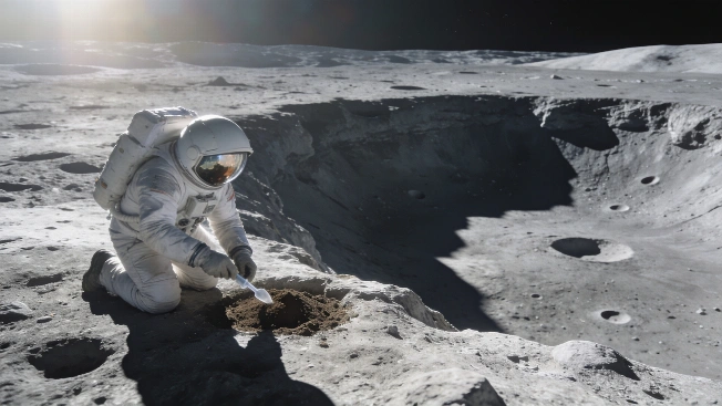 NASA Study Finds Human Microbes Could Survive in Moon's South Pole Shadows Science.Report