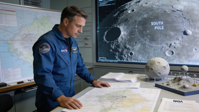 Artemis IV Landing Debate: South Pole or Lunar Equator for Crew Safety Science.Report