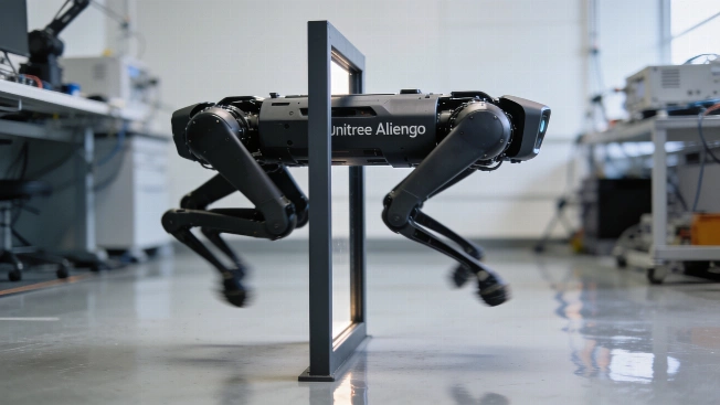 Quadruped Robot Demonstrates Dynamic Leaping Through Tight Spaces Science.Report