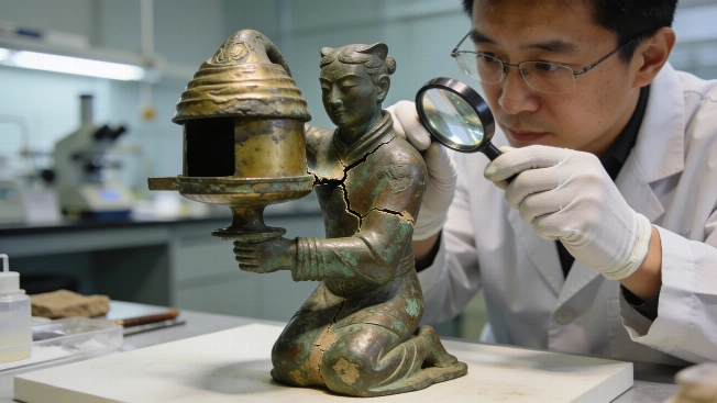 Sanxingdui Bronze Figure Assembled From Separate Ancient Artifacts Scince.Report