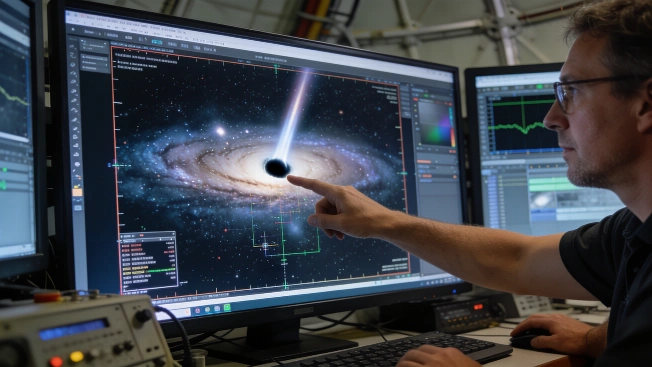 Chandra X-ray Data Reveal Black Hole Jet Disrupting Early Galaxy Science.Report