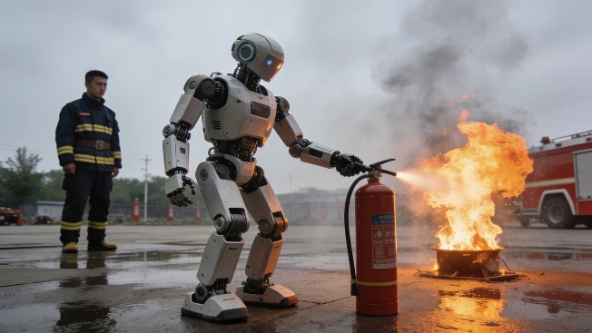 Humanoid Robots Struggle With Real-World Firefighting Tasks in Beijing Test Science.Report
