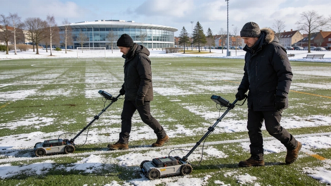 Medieval Monastery Remains Mapped Beneath Danish Football Field Science.Report