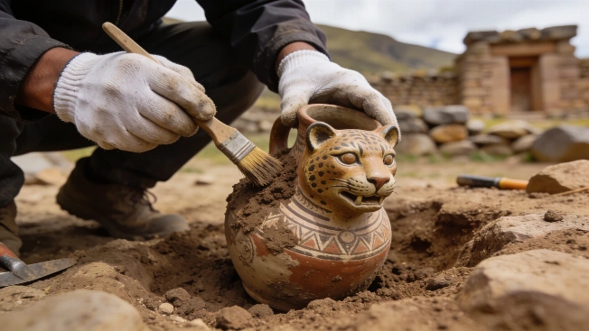 Puma-Headed Pottery Sheds Light on Rituals at Marcahuamachuco Science.Report