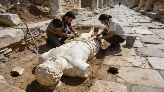 Early Classical Marble Statue Found at Sardis Reveals Lydian Traditions Science.Report
