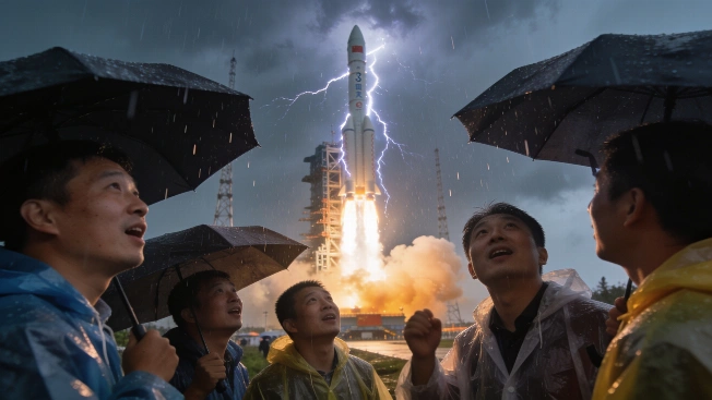 Chinese Long March 3B Rocket Struck by Lightning Survives Launch Science.Report