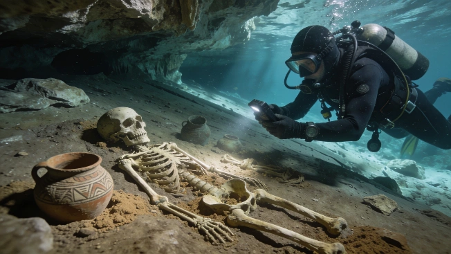 Ancient Human Remains and Maya Ceramics Found in Cenote Yaakun Scince.Report