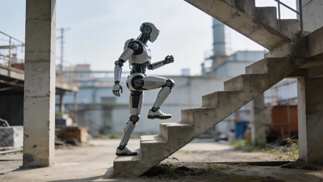 Deep Robotics DR02 Demonstrates Outdoor Stair Climbing in Field Test Science.Report