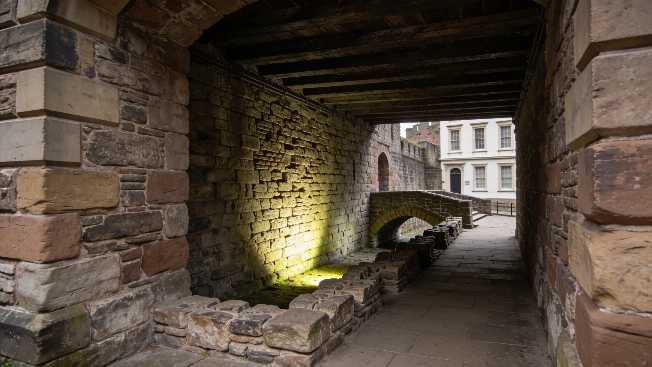 Digital Survey Reveals Medieval Bridge Remains at Chester Castle Scince.Report