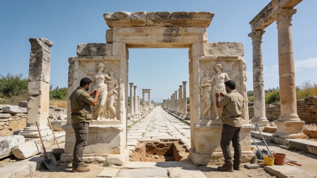 Excavation of Side's Monumental Street Reveals Centuries of Urban Change Science.Report